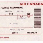 Air ticket can confirm your residence