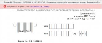 Бланк новой декларации по налогу на имущество 2020