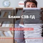 Бланк СЗВ-ТД