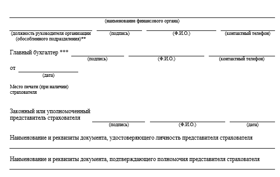 Приказ 457 форма 23 фсс образец заявление на возврат