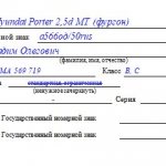 Образец путевого листа