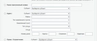 Online application in Rosreestr