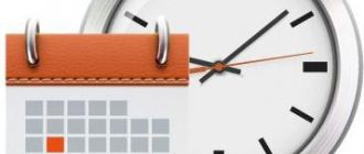 main types of work schedules