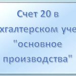 &#39;Account 20 in accounting &quot;main production&quot;: what is it used for, characteristics, subaccounts, postings&#39; width=&quot;400