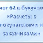 Счет 62 «Расчеты с покупателями и заказчиками» в бухгалтерском учете: что отражается, характеристика счета, бухгалтерские проводки