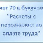 Счет 70 в бухгалтерском учете: для чего применяется, характеристика, субсчета, примеры проводок