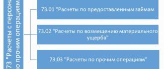 subaccounts 73 accounts