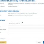 Entering the BCC for paying the simplified tax system